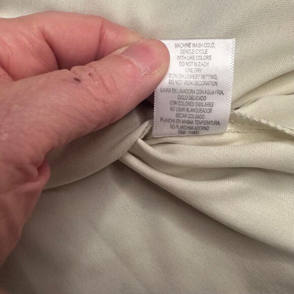 Heart N Crush Plus 1X Boho Peasant Dress Crochet Neckline Multicolor Pattern - Picture 5 of 5